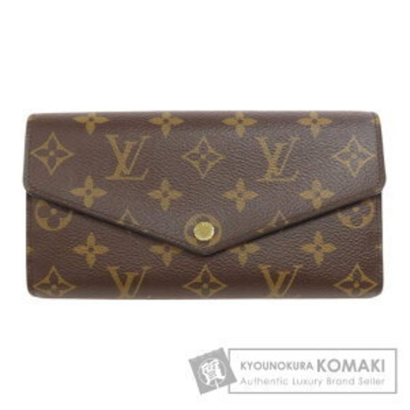 Louis Vuitton Sarah Portefeuille Long Wallet coin Monogram Canvas - Picture 1 of 9